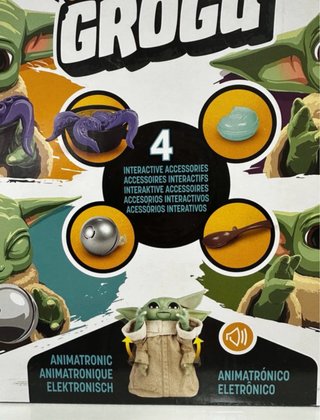 Boneco Grogu Star Wars Interativo