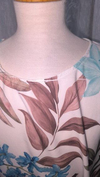 Blusa mujer manga corta estampado floral