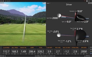 Clases de golf con Trackman.