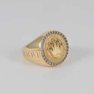 Anillo corona de oro 18k 750