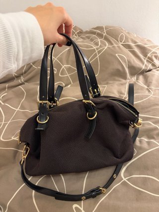 Bolso Bimba y Lola bowling negro y dorado