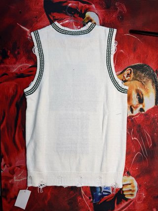 Casa Blanca Colete Tricot Tamanho M