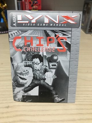 Chip's Challenge Atari Lynx Video Game Card