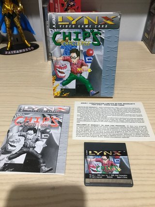 Chip's Challenge Atari Lynx Video Game Card