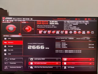MEMORIA RAM KINGSTON HyperX Fury 16GB DDR4 2666MHz
