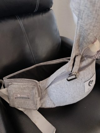 Mochila Portabebés Gris BellaBaby