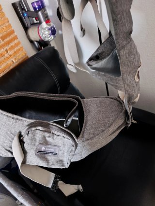 Mochila Portabebés Gris BellaBaby