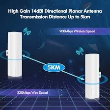 Router Puente Inalámbrico Exterior 5.8G 5KM