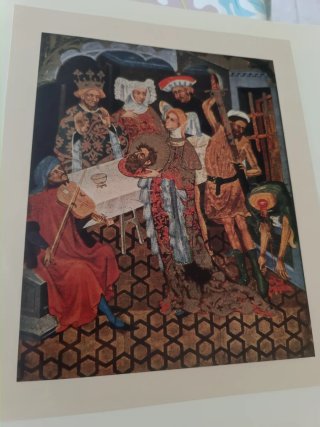 Grabado antiguo manuscrito medieval