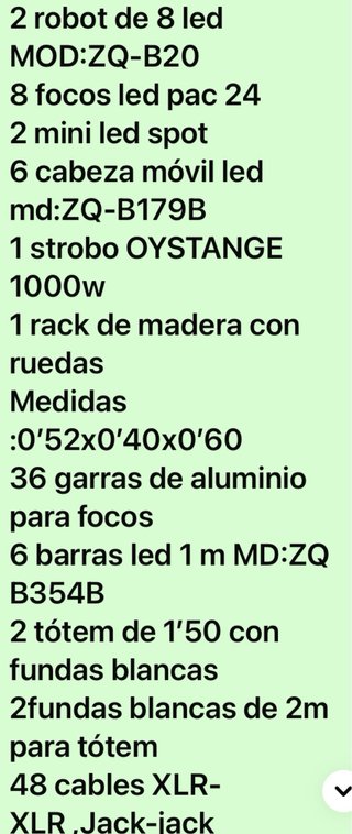 Equipo Sonido Completo: Mesa, Altavoces, Micros