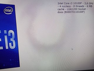 Procesador Intel Core i3-10100F LGA 1200