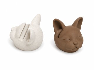 Soporte gafas con forma de perro bulldog francés