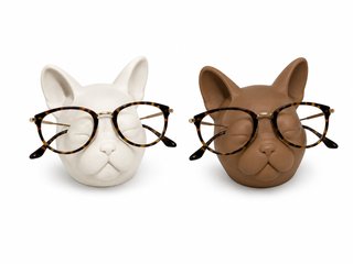 Soporte gafas con forma de perro bulldog francés