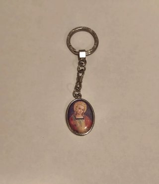 Llavero Virgen María Ovalado