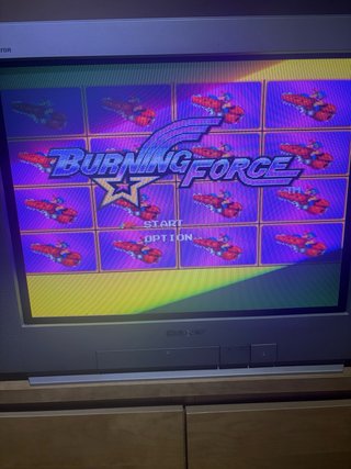 Burning Force Mega Drive Sega PAL España