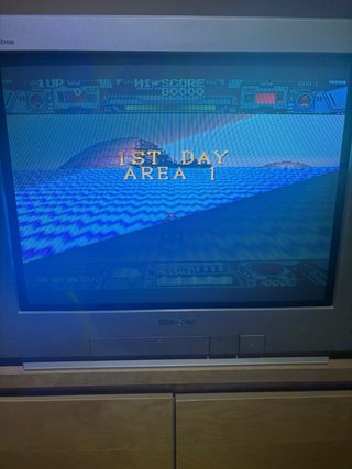 Burning Force Mega Drive Sega PAL España