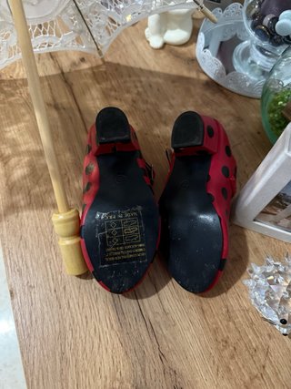 Zapatos de flamenca niña lunares
