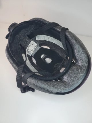 Casco bici niña morado