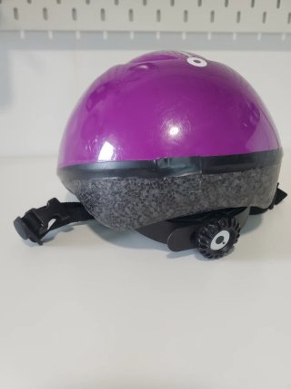 Casco bici niña morado