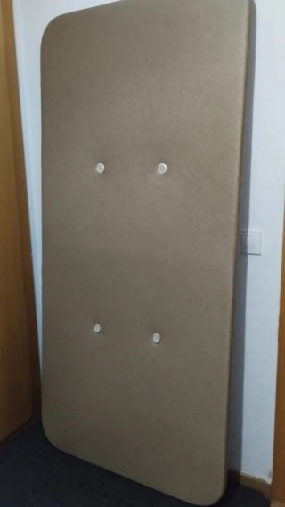 Somier tapizado 6 patas