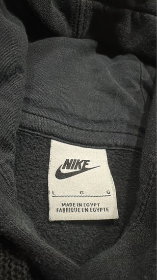 Felpa Nike con Cappuccio e Loghi Azzurri