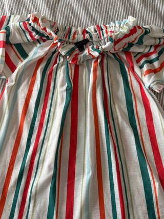 Camiseta Cortefiel Talla S Rayas Multicolor