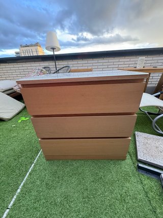 Cómoda Ikea Malm Roble