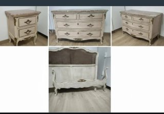 Conjunto Muebles Vintage - Ideal Restauración/Chal
