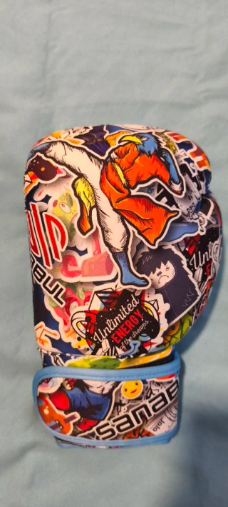 Guantes Boxeo Sanabul Sticker Bomba 10 Oz