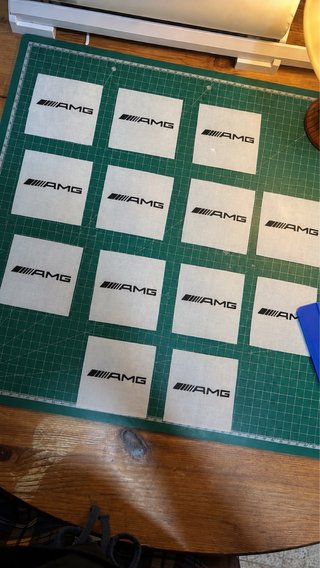 Pegatinas AMG Mercedes (4 unidades)