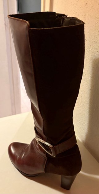 Botas altas piel Serenity marrones