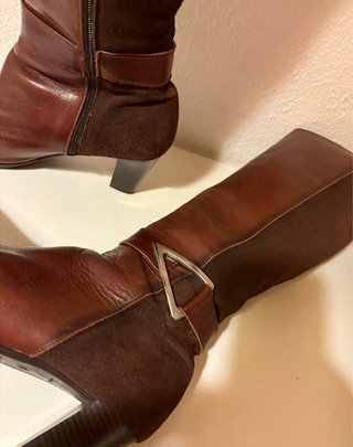 Botas altas piel Serenity marrones