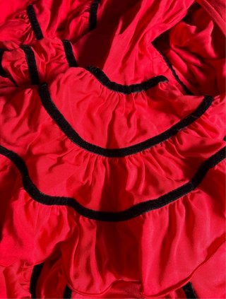 Vestido Flamenca Canastero Rojo