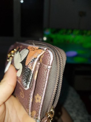 Monedero Minnie Mouse marron
