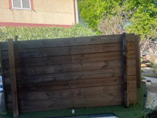 Piscina de madera exterior