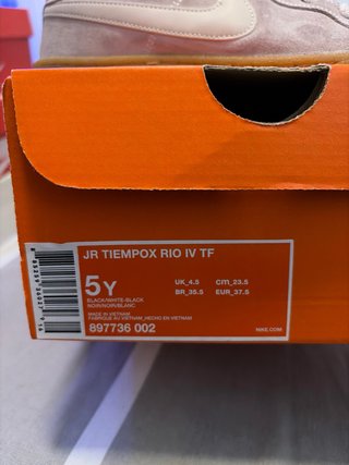 Nike JR Tiempox Rio IV TF Talla 38