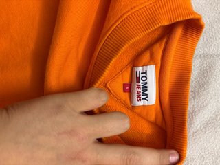 Sudadera Tommy Jeans Naranja Original