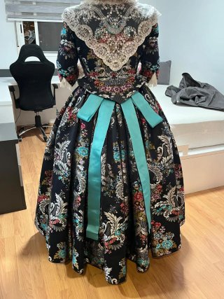 Traje de Fallera Azul marino