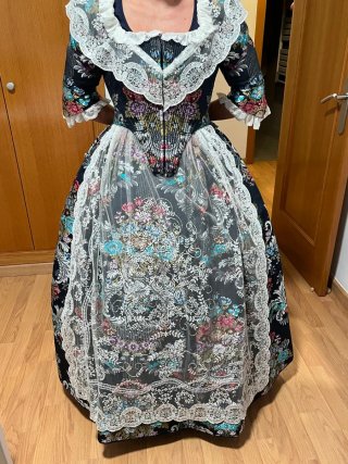 Traje de Fallera Azul marino