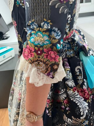 Traje de Fallera Azul marino