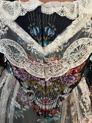 Traje de Fallera Azul marino