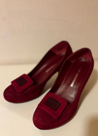 Zapatos Salón Pons Quintana Rojo Talla 39