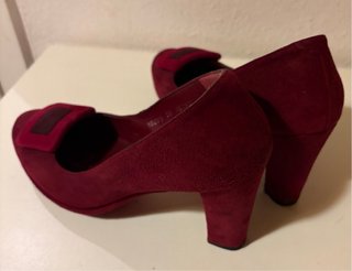 Zapatos Salón Pons Quintana Rojo Talla 39