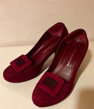 Zapatos Salón Pons Quintana Rojo Talla 39