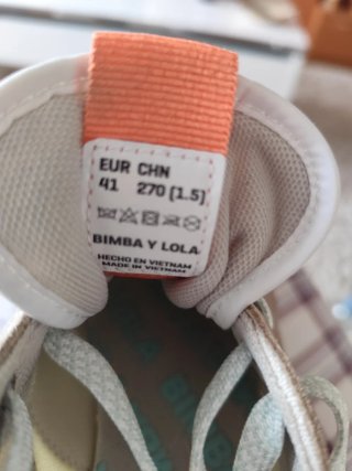 Zapatillas Bimba y Lola Beige/Blanco