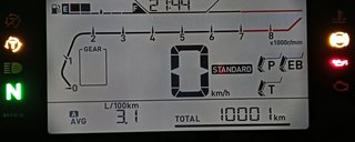 Honda NC 750 X A2 de Oct 2024 roja manual.