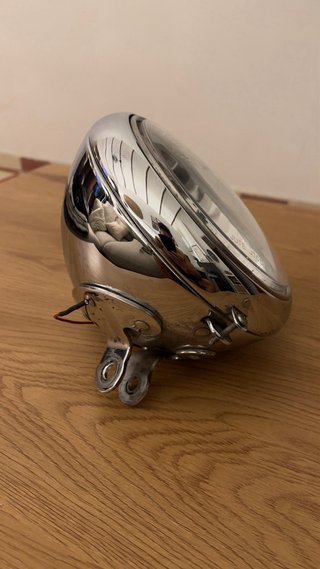 Faro Central Harley Davidson Cromado
