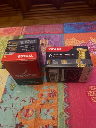 Tornillos Timco Hormigón 7.5x100 Amarillo