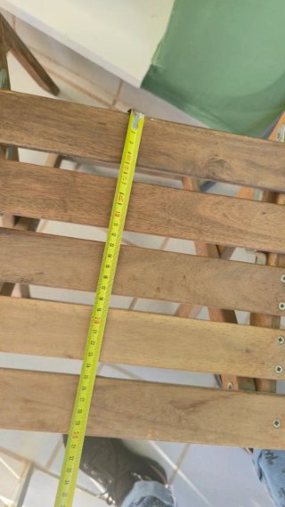 Conjunto mesa y 2 sillas balcón madera