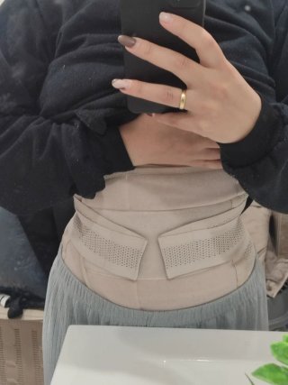 Faja Postparto Ajustable Beige